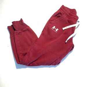Under Armour womans Burgundy Joggers XS
